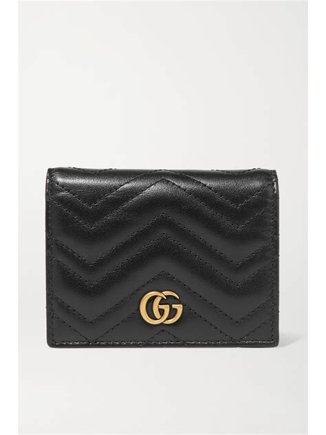 gucci gg marmont quilted leather wallet|gucci marmont wallet men's.